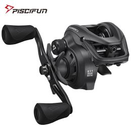 Moulinets Baitcasting Piscifun Torrent II 100 Moulinet de pêche en fibre de carbone Drag Baitcasters 6.6 1 8.1 1 Système de freinage magnétique Casting 230619