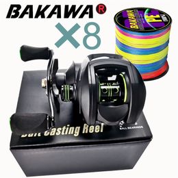 Baitcasting Reels Reel High Speed 8 1 Gear Ratio 17 1bb Fresh Saltwater Magnetic Brake System Ultralight Fishing 2000 Seri 230613