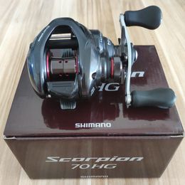 Baitcasting Reels SHIMANO Scorpion 70 71 70HG 71HG 70XG 71XG Vismolen Made in Malaysia 230619