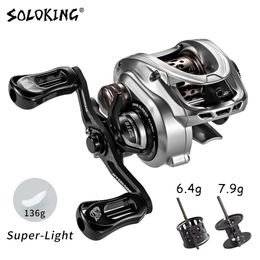 Moulinets Baitcasting SOLOKING Acura 136g Moulinet Ultra Léger BFS Fishing 7.1 8.1 Gear Ratio 11 1BB 4KG Power Baitcaster 230619