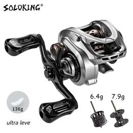 Moulinets Baitcasting SOLOKING ACURA HICC50 136g Moulinet Ultra Léger BFS Fishing 7 1 8 1 Gear Ratio 11 1BB 4KG Power Baitcaster 230705