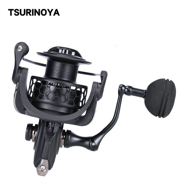 Carretes de baitcasting TSURINOYA carrete de pesca giratorio NA 2000 3000 4000 5000 9BB relación de alta velocidad 5,2 1 rueda de bajo Tout de flujo ligero 230619