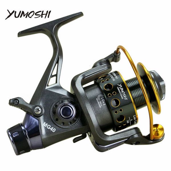 Baitcasting Reels Yumoshi 3000 6000 Métal Spinning Fishing 101BB Saltewater Carp Frein avant et arrière Rapport de vitesse 5.0 1 5.2 1 221206