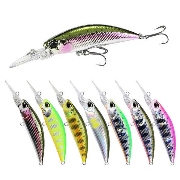 BAITS LURS 1 MINNOW PHARICE PLIME DE FOLLICLE DU FOLLICLE 6.5 cm 5G ISCAS Plastique artificiel dur 3D CRANG BAIS BASS PESCA PHOVEL P230525