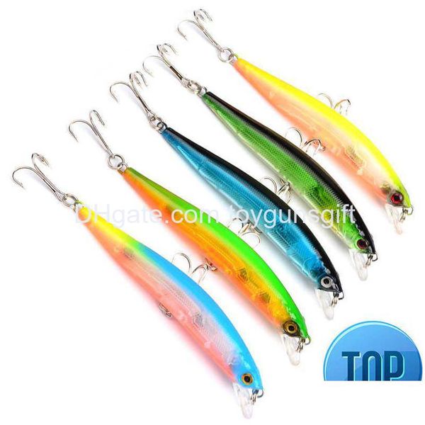 Baits señuelos 1 pcs 10 cm 8.37 g Floting Floating Japón Cebo duro Minnow Fishing Lure Terminado Wobbler Jerk Treble Hooks Plastic ISCA Fish Dhvmg