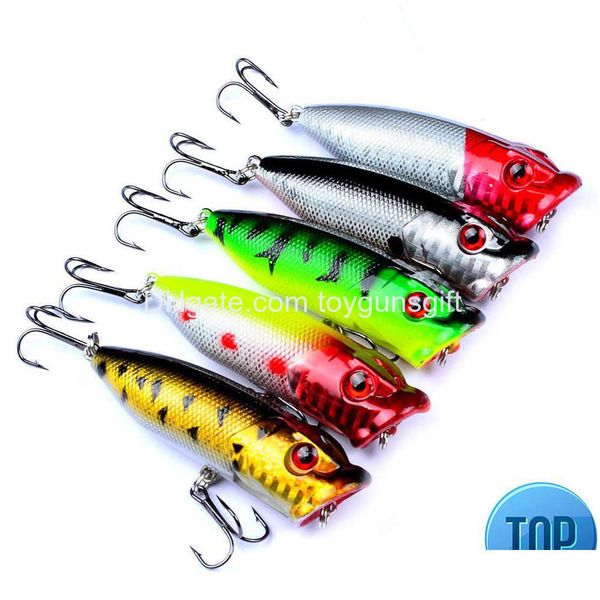 Baits Luros 1 PCS Cebo de pesca duro 11g 7.3cm Hundimiento Vibrante Rattan Hook Wiggler Buceo profundo Drop de plástico marino Deliv Dhxxv