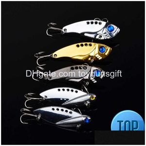 Baits Verbiedt 1 PCS Metal VIB 11G/5 cm Vis Lure Vibration Lepel Spinner Crankbait Bass Artificial Hard Bait Cicada Tackle Drop Deli Dhkda