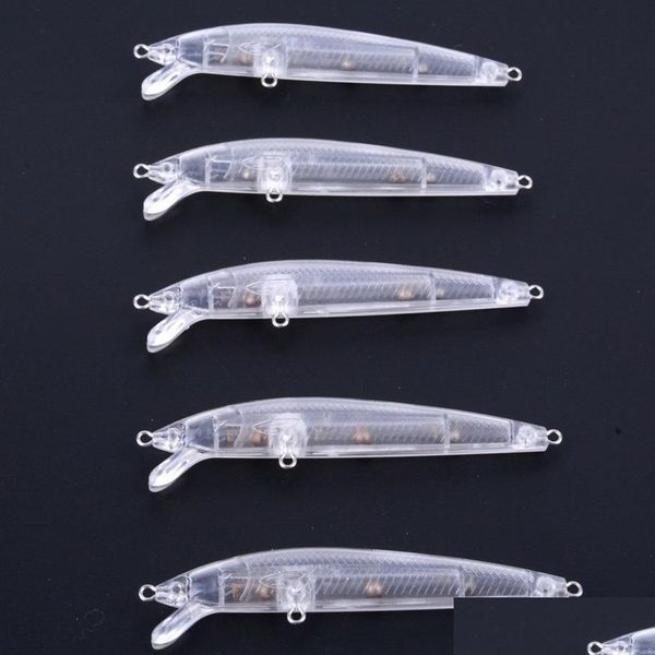 Cebos Señuelos 100 Unids Minnow En Blanco Duro Sin Pintar Pesca Crankbait Wobblers 9 8Cm 6G225O Drop Delivery Deportes Al Aire Libre Dhvhc