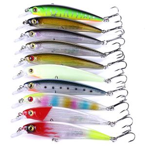 Appâts Leurres 10PCSLot Minnow 8g 13g 14g 26g Leurre De Pêche Flottant HardBait Pesca Tackle Jerkbait Swimbait Naufrage Wobbler Appât Artificiel 230530