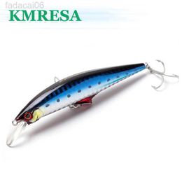 Appâts Leurres 120mm 45g Deep Diver Naufrage Minnow Leurre De Pêche Laser Dur Appâts Artificiels Yeux 3D Pêche Wobblers Crankbait Minnows HKD230710