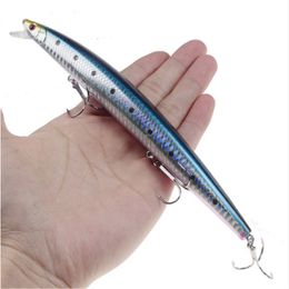 Baits lokt 1 stcs 18 cm 24g minnow vissen lokmiddel laser harde kunstmatige aas plastic big nep vis zee crankbait wobblers 230821