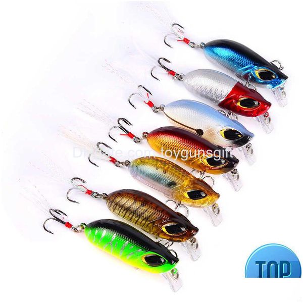 Baits señuelos 1pcs 5.5cm8.2g pesca dura Jerkbait vib rattlin wobblers buceo profundo mar artificial plástico cebo caída dhqsi