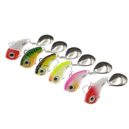 Baits lokt 5 -stcs roterende metalen viB trilling aas spinner lepel vissen 5101520g jigs forel winter harde tackle pesca 230307