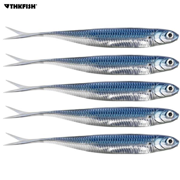 Appâts Leurres 5pcslot Appâts De Pêche 100mm Leurre En Plastique Souple Multicolore Swimbait Pour Bass Thkfish 230801