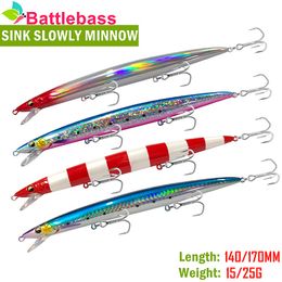 Appâts Leurres BATTLEBASS 140170mm 1525g Appâts durs Minnow Shad Crankbait Leurre de pêche Bass Fresh Eau salée wobblers Super Quality 230619