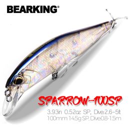 Appâts Leurres Bearking 10 cm 15g modèle leurres de pêche appâts durs 14 couleurs pour choisir vairon qualité professionnelle depth0815m 230630