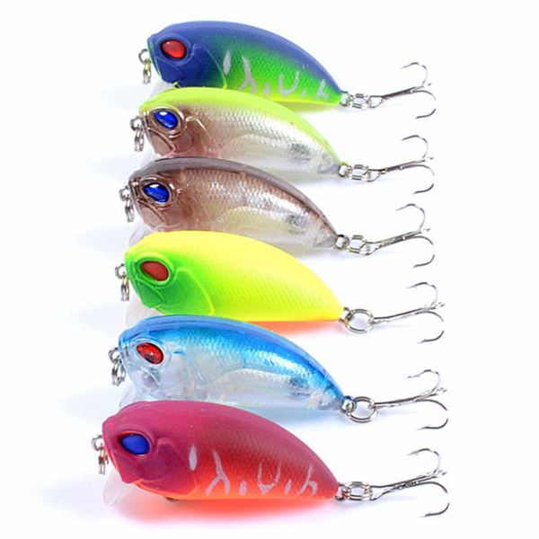 Appâts Leurres Manivelle 5cm 7.1g flottant Isca artificielle basse dure japonaise Pesca Wobblers manivelle appât tapis Parker engins de pêche P230525