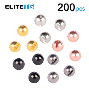 Appâts Leurres Elite TG 200pcs 1535mm Perles Fendues En Tungstène Matériel De Montage De Mouche Tête De Pêche Alliage 230729