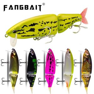 Aas Kunstaas Fangbait DRT Klash 9 Swimbaits 165mm/135mm Shad Zweefvliegtuig Swimbait Kunstaas Hard Lichaam Drijvende Jointed Bass Snoek Visaas 230223