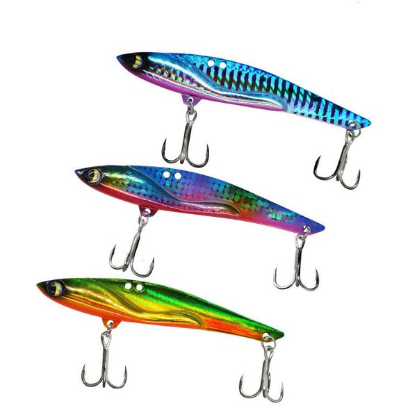 Appâts Leurres Leurre de pêche Métal VIB Super Long Cast Vibration Leurres Artificiels 23g 35g Seabass Recherche Lente Rapide Dur Appât Lot 3 Pièces Vente 230807