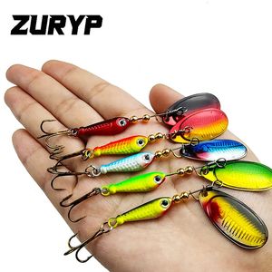 Appâts Leurres Pêche spinner appât 2g-20g cuillère rotative leurre métal appâts artificiels poisson wobbler hiver pêche sur glace jig brochet bar leurre Tackle 231020