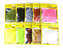 Baits señuelos deportes de pesca al aire libre Hengjia Artificial Soft Lure 50 piezas una bolsa para Japan Shad Tackle Galm Spiral T Tail F4671887