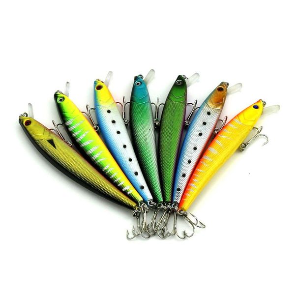 Appâts Leurres Hengjia Haute Qualité 70pcs Minnow Plastique Dur Pêche Mixte Tackle 11cm 10.2g 6Hooks Mi069 Drop Livraison Sports Extérieur Otttg