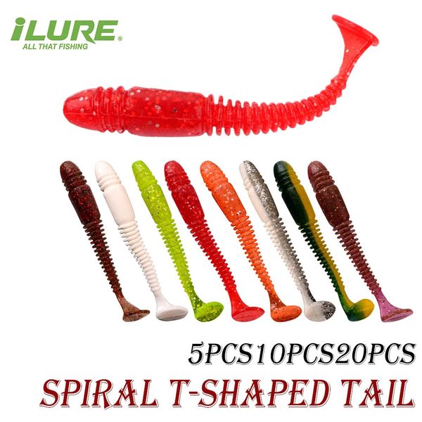 Appâts Leurres ILure pêche appât en Silicone souple 5 5 cm 7 5 cm 8 5 marchandises pour la mer Pva Swimbait Wobblers matériel artificiel 231017