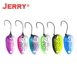 Aas Kunstaas Jerry Gemini Micro Vissen Kit Lepels Forel Lepel Wobbler Spinner Aas Meerdere Kleuren 231202