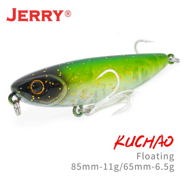 BAITS LURS JERRY TOPWATER CURN ROCK FISHER LURE 65 / 85MM 6.6 / 11.1G BAIN FLOINT BAIT TOP LURS D'EAU POUR BASS 230812