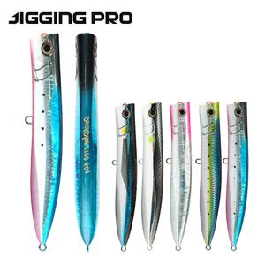 Baits Lures JiggingPro 190 mm 60G Topwater Popper Sea Fishing Amberjack Kingfish Tonijn GT Aas 230508