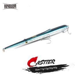 A -lokken lokt Kingdom Sinking Floating Fishing Pencil Hard Wobblers Artificial 11G 13G 30G 40G Accessoires Saltwater 230505