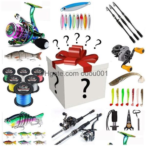 BAITS LURS MORT LUCK MYSTERY LURUR LURE / SET 100% Gagnant Gagniture Boîte à l'aveugle surprise Box aléatoire Ensemble de pêche 220531 Drop délivre Dhigh