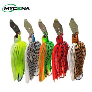 Appâts Leurres Mycena 7G13G16G19G Chatter appât spinner leurre de pêche sans mauvaises herbes Buzzbait wobbler chatterbait pour bar brochet doré poisson 231206