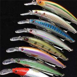 Baits Lures NOEBY 4 pièces 110mm 36g leurres de pêche méné coulant Wobbler Jerkbait appâts durs artificiels pour bar de mer brochet leurre de pêche 230324