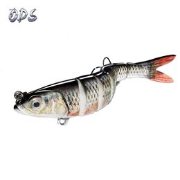 Appâts Leurres ODS 140mm 30g Naufrage Wobblers Pêche Jointed Crankbait Swimbait 8 Segment Dur Appât Artificiel Pour Tackle Lure 230206