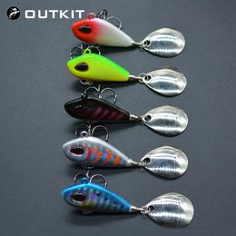 Aas Lokt OUTKIT Metalen Mini VIB Met Lepel Vissen Lokken 6g10g17g25g 2 cm Tackle Pin Crankbait Trillingen Spinner Zinken aas 230801