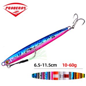 Baits Lures Pro Beros Metal Casting Jig 10G 30G 40G 60G Shore Drag Cast Jigging Lepel Fishing Lure Artificial Bait Tackle 230802