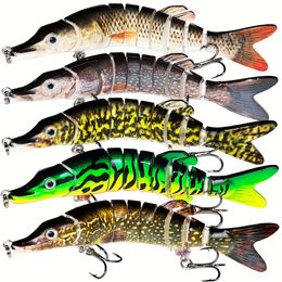 Aas Kunstaas Proaovao 719g Swimbait Snoek Wobblers Crankbait Vissen Lokken Multi Jointed Hard Aas Musky Sinking Isca 230801