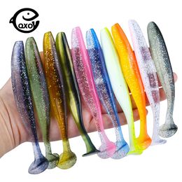 Appâts Leurres QXO 10pcsLot 7cm 10cm 13cm ver souple appât en Silicone poisson de mer Pva Swimbait Wobblers marchandises pour la pêche matériel artificiel 231206