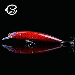 Appâts Leurres Qxo 11 cm Minnow Pêche Dur Wobblers Métal Tout Marchandises Pour Spinner appât Swimbait Isca ArtificialBait 230504