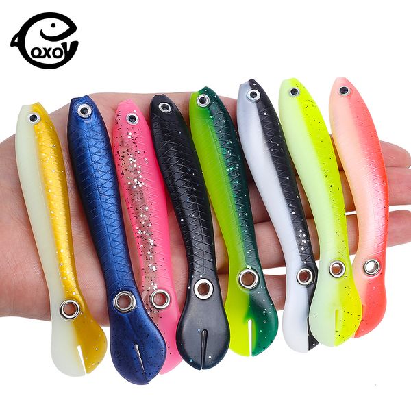 Cebos Señuelos QXO 5 unids/lote pez señuelo suave Bionic Loach 10 cm accesorios de pesca en el mar productos de cebo de silicona flotador TODO PARA PESCADO herramientas cebo barco 230504