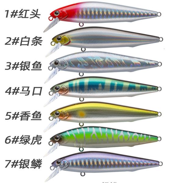 Baits señala Silver Broadsword Long-Range Throw Lento Mino Jugador Luya Luya Falso deformación Boca Dead System Flying Sumerged Mino Luya Bait 230817