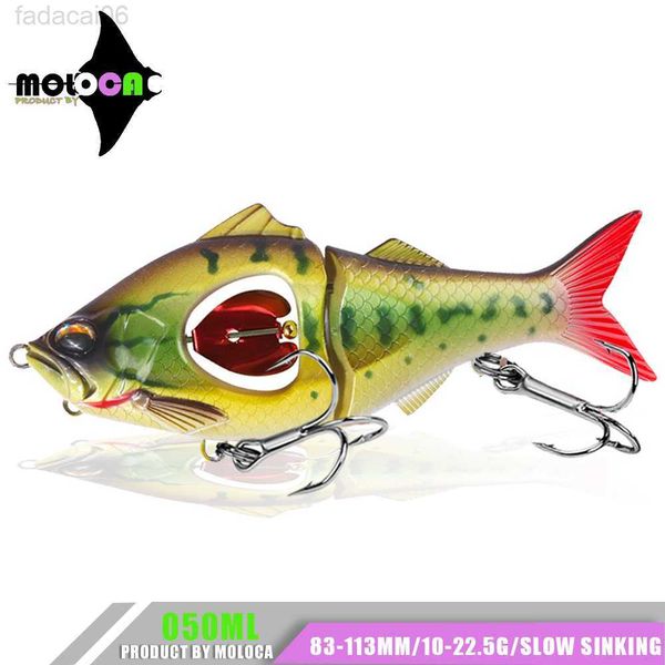 Appâts Leurres Naufrage Lent Swimbait Hélice Leurre De Pêche 10g 22.5g Deux Noeuds Métal Ventre Anneau Intégré Perle Pesca Accesorios Mar Carpe Tackle HKD230710