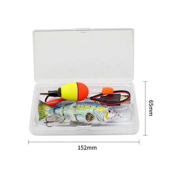 BAITS LURS SMELUX ROBOTS ROBOT BAIT DE NABAT Pêche Automatique Appât électrique Dispositif folliculaire pour la piscine USB Flash LED LEDQ240517