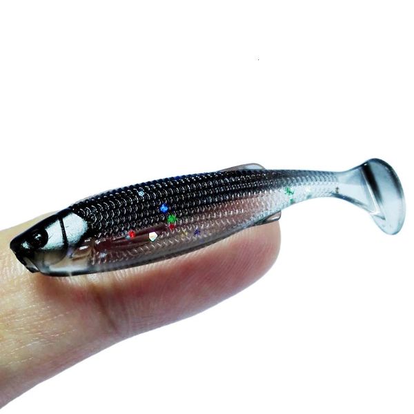 Cebos Señuelos de silicona suave Swimbaits isca cebo de gusano artificial peces Wobblers bajo carpa señuelo de pesca volador cola T 231206