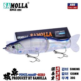 Baits lokt zwemvissen whopper langzame zinken trillingen zachte staart of snoek en bas hard iSca artificialisl accessoires 221101