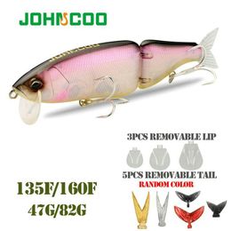 Baits lokt Swimbait Lure 135mm 160 mm kunstmatige hard aas gewricht vissen kunstaas voor roofdier wobbler minnow pike 230403