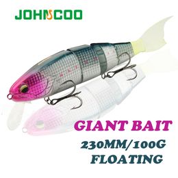 Appâts Leurres Appâts De Natation Leurre De Pêche Articulé Appâts Durs Flottants Avec Jerk Pour Big Bass Pike Minnow Haute Qualité 230530