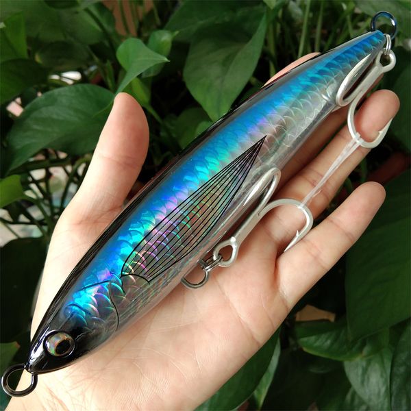 Appâts Leurres TSURINOYA 3 pièces 160F flottant pêche Lue CRIUS 160mm 60g Topwater crayon mer appât dur GT thon SW bateau Stickbait 230825